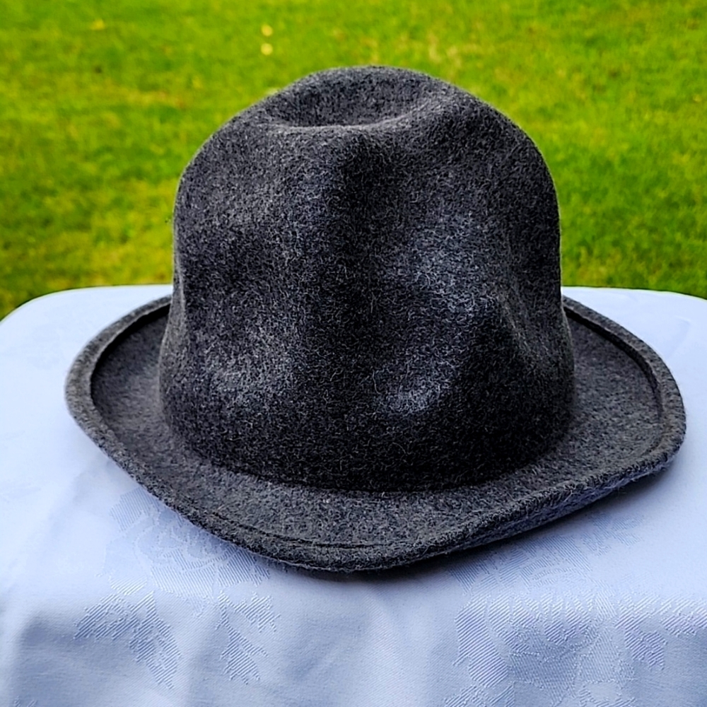 SANDA 100% Wool Women Men Vivianwestwood Fedora Hat Mountain Hat